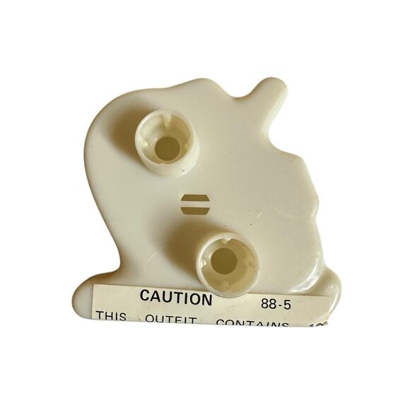 Kitschy Plastic Reindeer And Santa Sleigh Light Covers Vintage Christmas 8 Pc - Picture 4 of 7